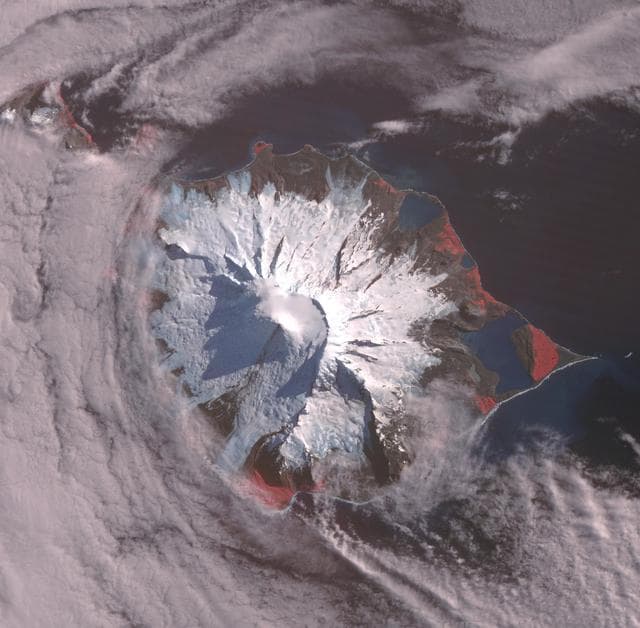 NASA image: Heard Volcano, Australia