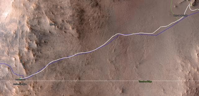 NASA image: Perseverance Reaches 'Lookout Hill'