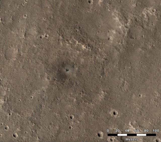 NASA image: HiRISE Studies the Dust on InSight