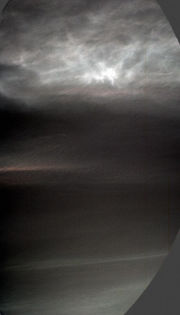 NASA image: Curiosity Views Twilight Clouds