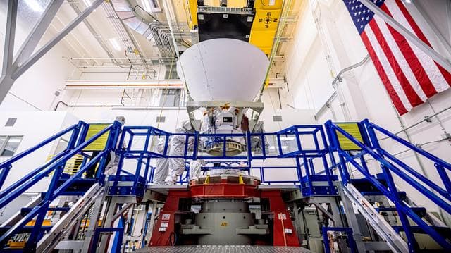 NASA image: SPHEREx Prepared for Vibration Testing