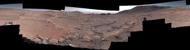NASA image: Curiosity's First 360-Degree View of Boxwork Patterns