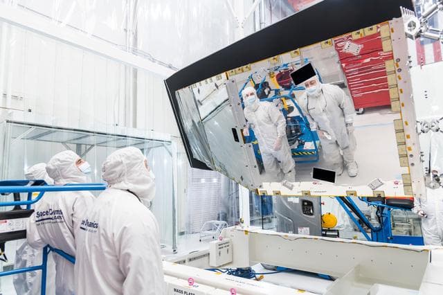 NASA image: NEO Surveyor's Instrument Enclosure Gets Inspected