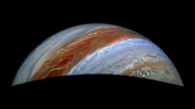 NASA image: Juno Sees Turbulence in Jupiter's Atmosphere