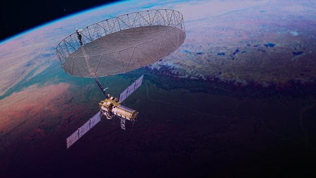 NASA image: NISAR in Orbit (Artist's Concept)