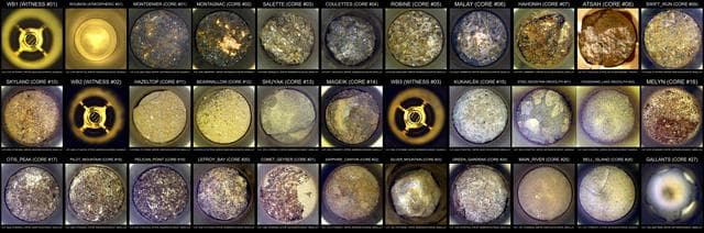 NASA image: The 33 Sample Tubes Collected by Perseverance