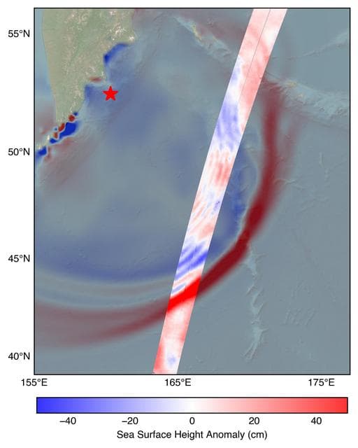 NASA image: SWOT Satellite Measures Pacific Tsunami