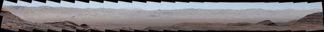 NASA image: Curiosity Views Gale Crater's Rim, Homing in on Ancient River Channel