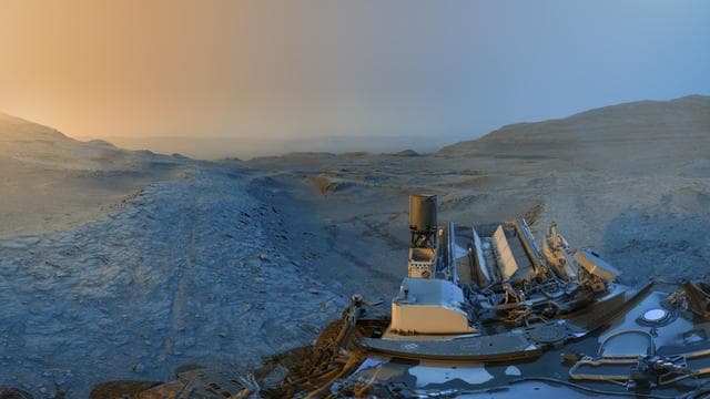 NASA image: Curiosity Sends a Postcard From Mount Sharp’s Boxwork Region