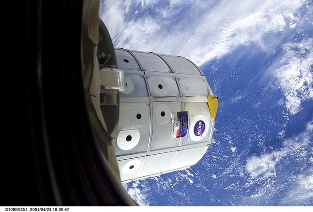 NASA image: MPLM FM2, forward side