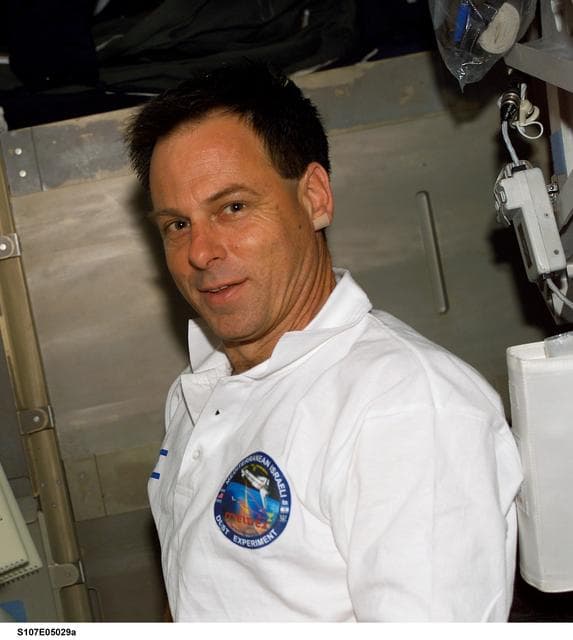 NASA image: Ramon on Columbia's MDK during STS-107