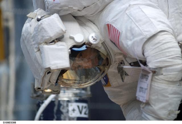 NASA image: STS-109 MS Massimino during second EVA