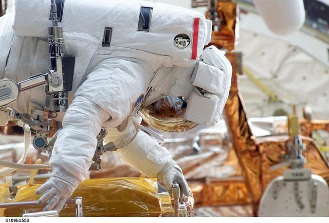 NASA image: EVA 5 - MS Grunsfeld  in payload bay