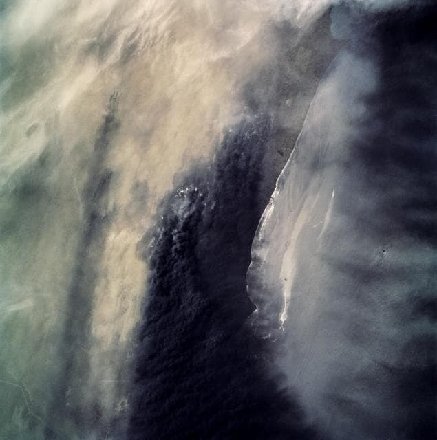NASA image: Oil Fires and Oil Slick, Kuwait