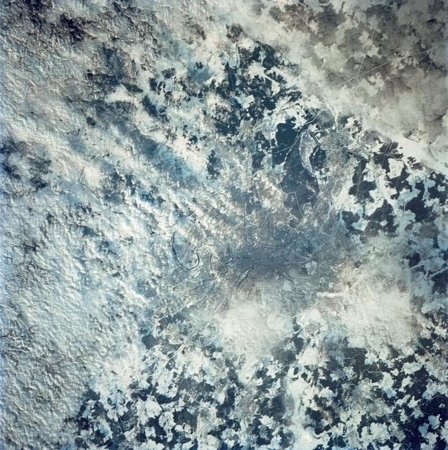 NASA image: STS-42 Earth observation of Moscow taken aboard Discovery, OV-103