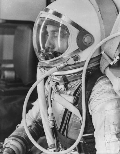 NASA image: Astronaut Alan Shepard - Pressure Suit - Mercury-Redstone (MR)-3 Flight