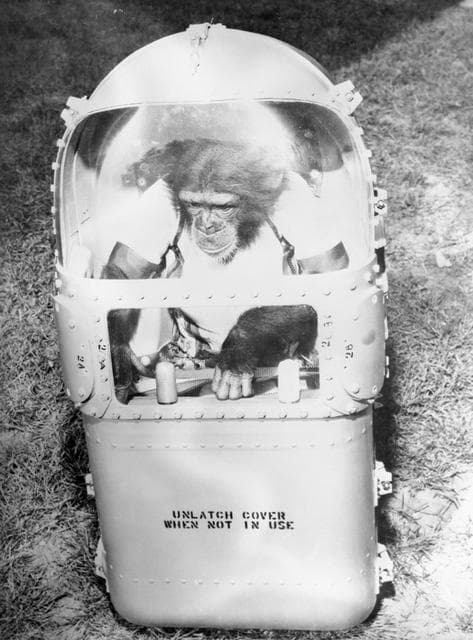 NASA image: Launch - "Ham" - Mercury-Redstone (MR)-2
