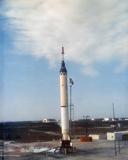 NASA image: BOOSTER - MERCURY-REDSTONE (MR)-4 - PAD - CAPE