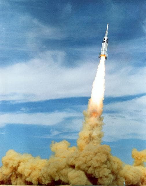 NASA image: Apollo Boilerplate 12- Liftoff