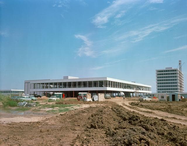 NASA image: BLDG. 16 - PROGRESS PHOTO (CLEAR LAKE)