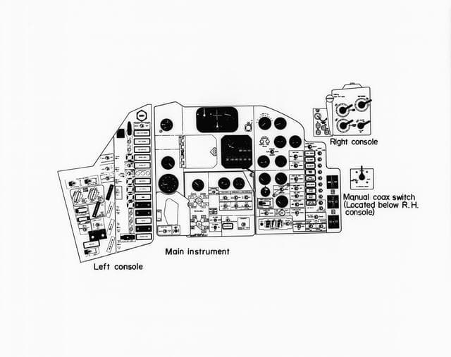 NASA image: MERCURY SPACECRAFT - LINE DRAWING