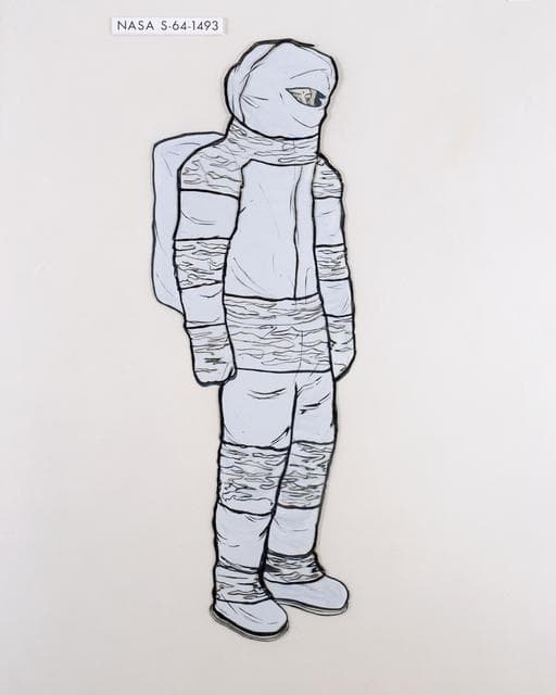 NASA image: ARTIST CONCEPT - PROTOTYPE - APOLLO SPACESUIT