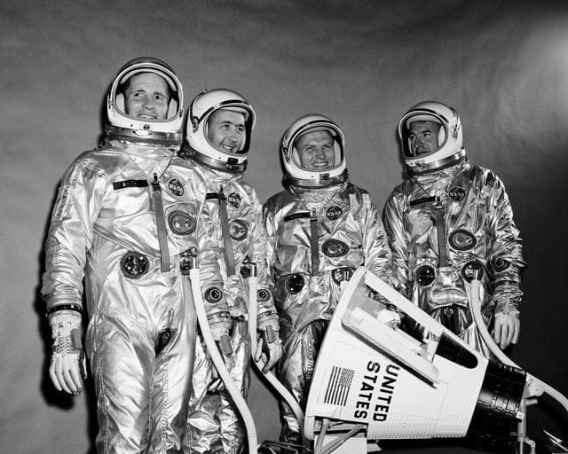 NASA image: Gemini 4 - Prime and Backup Crew