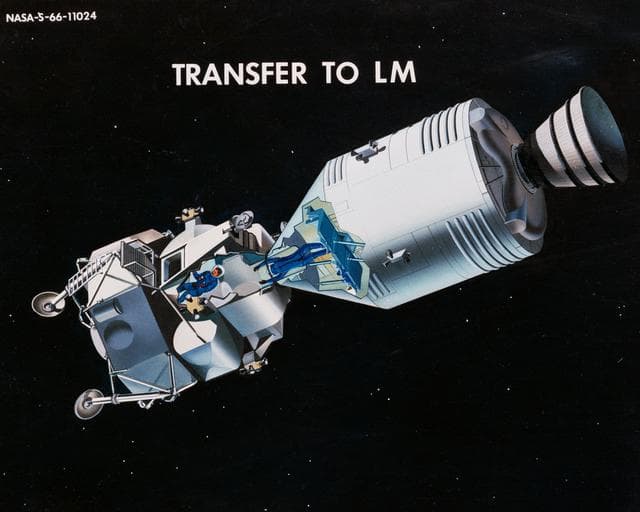 NASA image: ARTIST CONCEPT - APOLLO - COMMAND MODULE (CM) - MSC