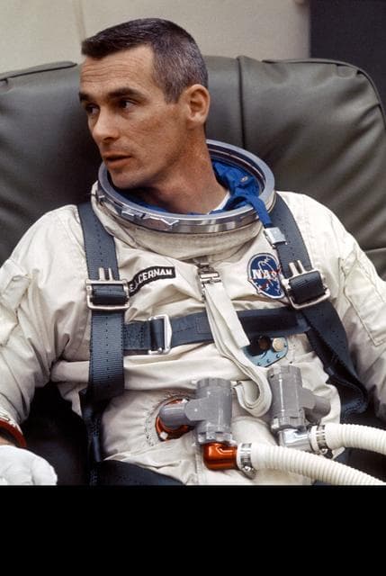 NASA image: GEMINI-TITAN (GT)-9 TEST - ASTRONAUT EUGENE A. CERNAN - TRAINING - MSC