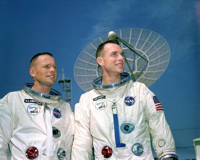 NASA image: GEMINI-TITAN (GT)-8 (PRIME CREW DURING PHOTO SESSION) - KSC
