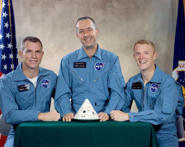 NASA image: Portrait - Apollo 9 - Prime Crew