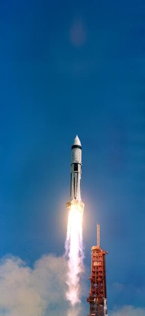 NASA image: Liftoff - Saturn Mission 203 - KSC
