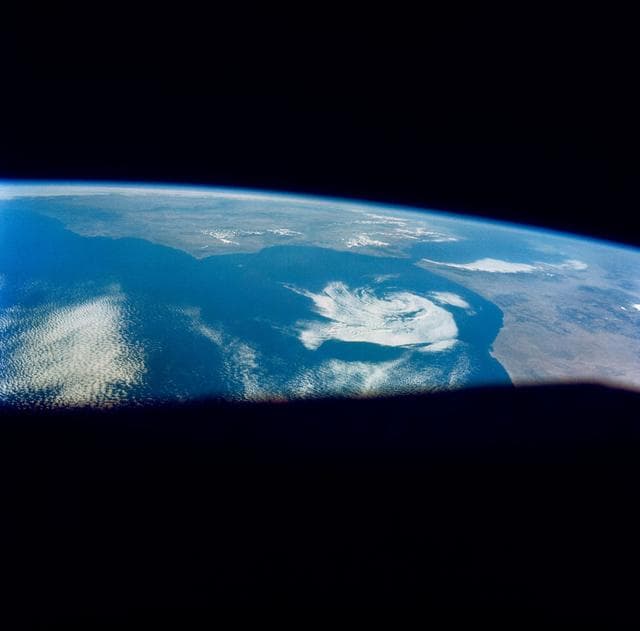 NASA image: GEMINI-TITAN (GT)-10 - EARTH - SKY - MOROCCO, SPAIN, PORTUGAL