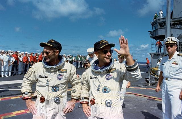 NASA image: GORDON, RICHARD F. - MISC. - GT-11 - RECOVERY