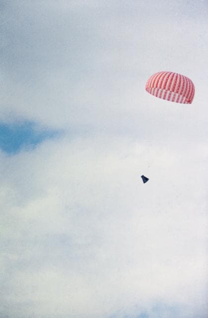 NASA image: Splashdown - Gemini-Titan (GT-12) Spacecraft - Mission Close - Atlantic