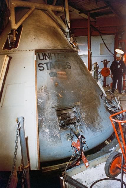 NASA image: COMMAND MODULE (C/M) - APOLLO/SATURN (A/S) MISSION 204 - SPACECRAFT (S/C) 012 - CAPE