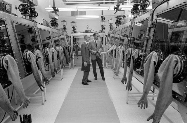 NASA image: Collins - Wright - LRL - MSC