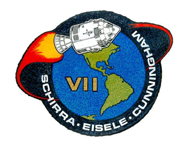 NASA image: Official Emblem - Apollo 7 - First (1st) Manned Apollo Space Mission