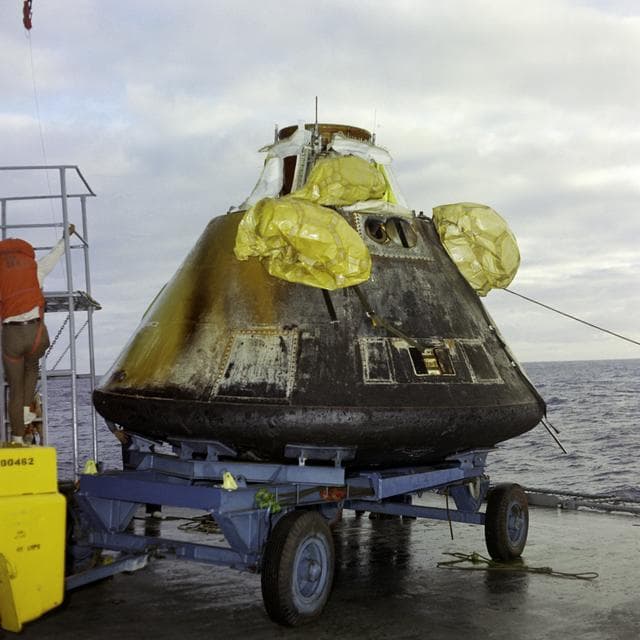 NASA image: Apollo 6 (AS-502) Pacific Recovery