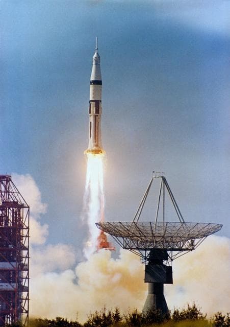 APOLLO VII - CREW - LAUNCH - KSC