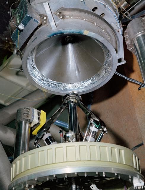 NASA image: Closeup view of docking system of the Apollo spacecraft
