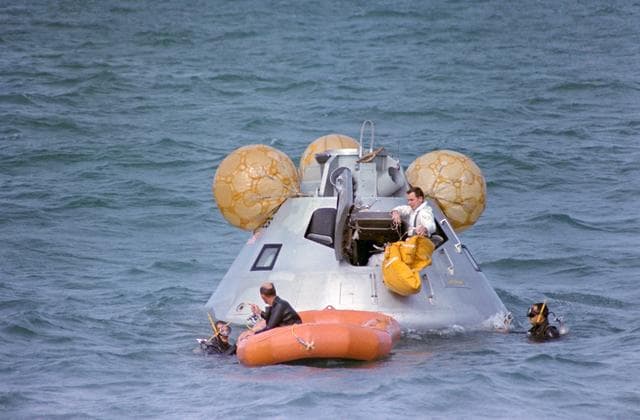 NASA image: Crew Training - Apollo IX (Egress) - Gulf 