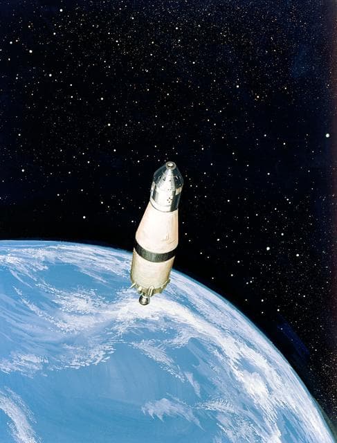 NASA image: Art Concepts - Apollo VIII