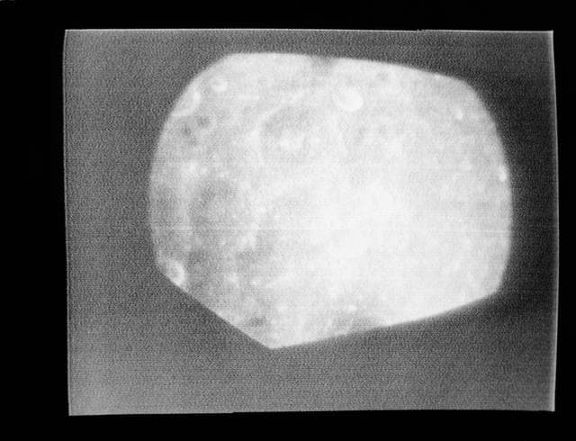 NASA image: View of the earth transmitted during live televition transmission Apollo 8