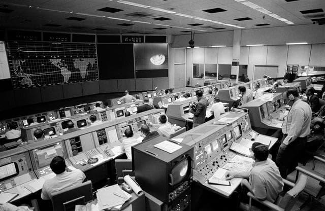 NASA image: Mission Control Center (MCC) - Apollo 8