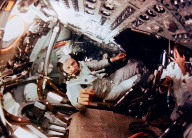 NASA image: Inflight - Apollo VIII (Crew Activities)
