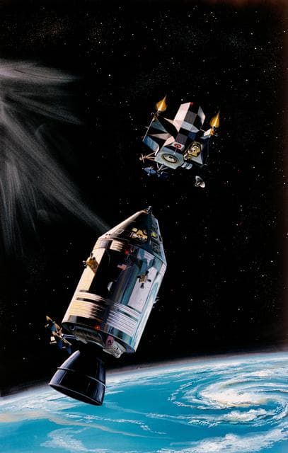 APOLLO IX - ART CONCEPTS - EXTRAVEHICULAR ACTIVITY (EVA)