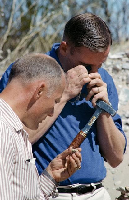 NASA image: Apollo 11 Geology training
