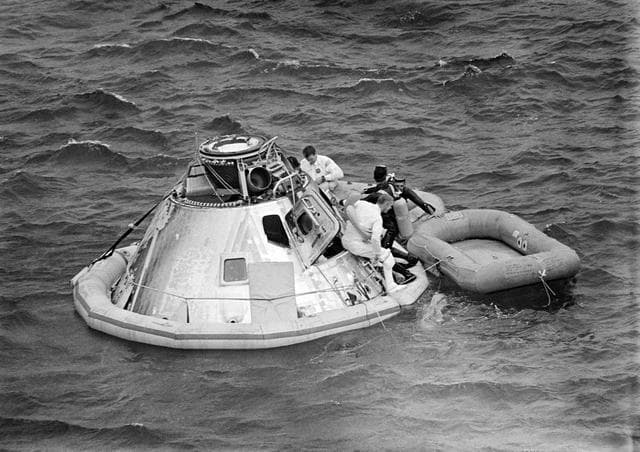 NASA image: Recovery- Apollo 9