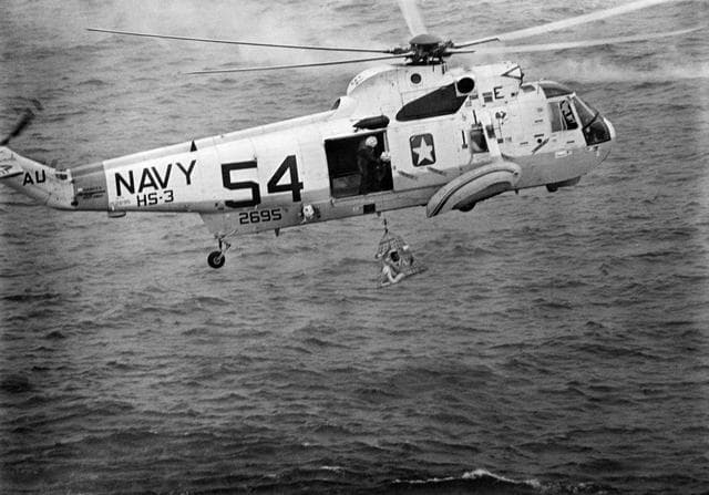 NASA image: Recovery- Apollo 9